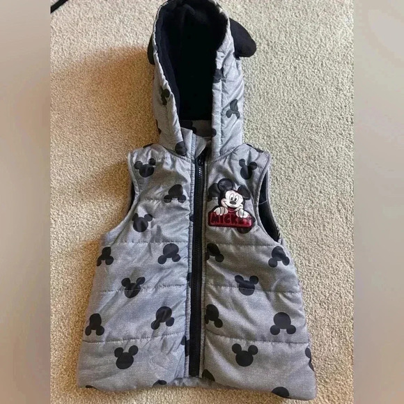 Mickey Mouse Puffer Vest - Picture 1 of 4